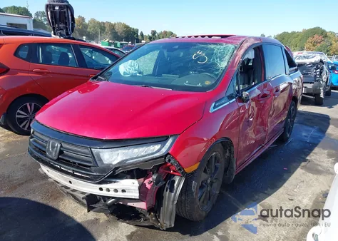 2024 Honda Odyssey Sport from USA, damaged, VIN 5FNRL6H75RB024649